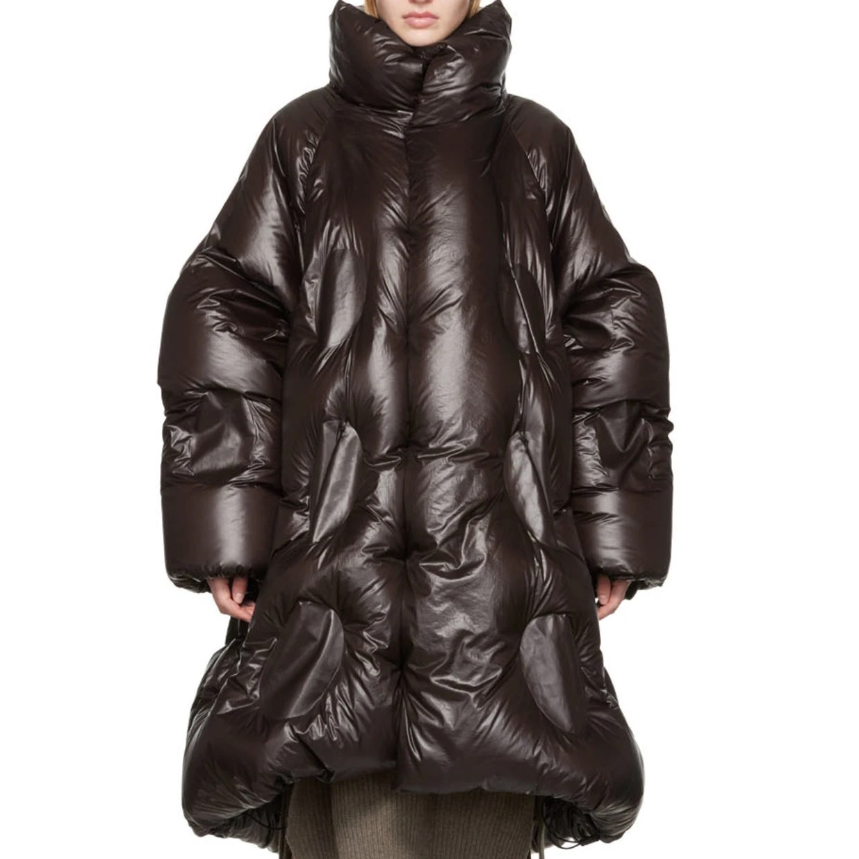 Details for MONCLER GENIUS x Dingyun Zhang 棕色Laphia寬版羽絨外套 男女冬季大衣 H109M1C00001M1865290