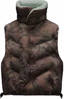 MONCLER GENIUS x DingYun Zhang SS22 Reversible Down Vest Unisex Brown. H109M1A00005M1865812 MONCLER GENIUS x DingYun Zhang SS22 Reversible Down Vest Unisex Brown. H109M1A00005M1865812