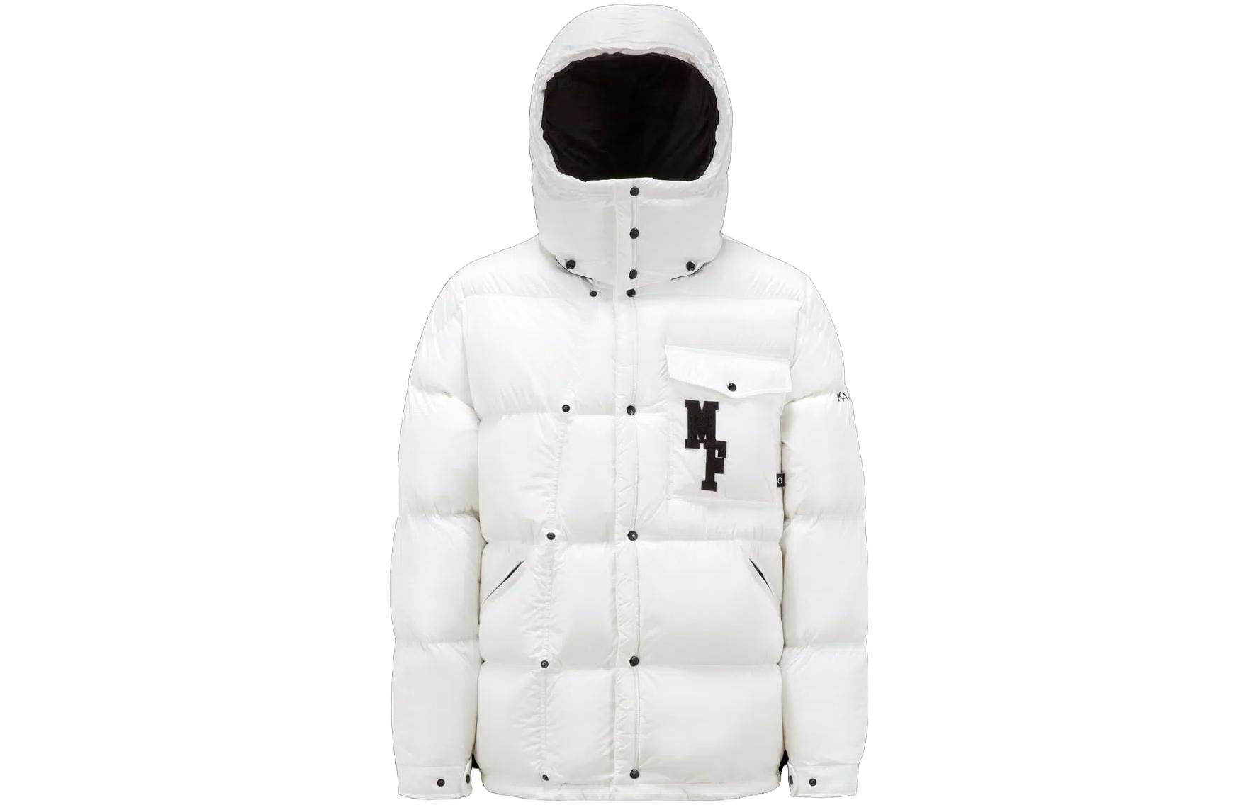MONCLER GENIUS Fragment Design FRGMT White Hooded Down Jacket Unisex. I209U1A00019M3078032