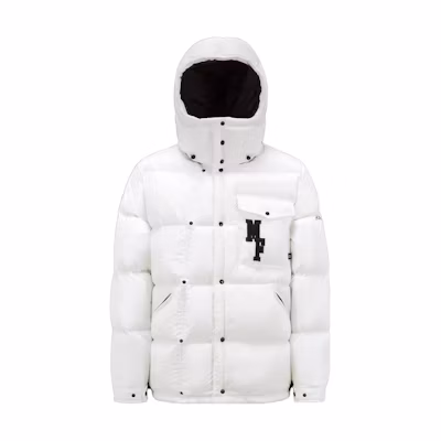 MONCLER GENIUS Fragment Design FRGMT White Hooded Down Jacket Unisex. I209U1A00019M3078032