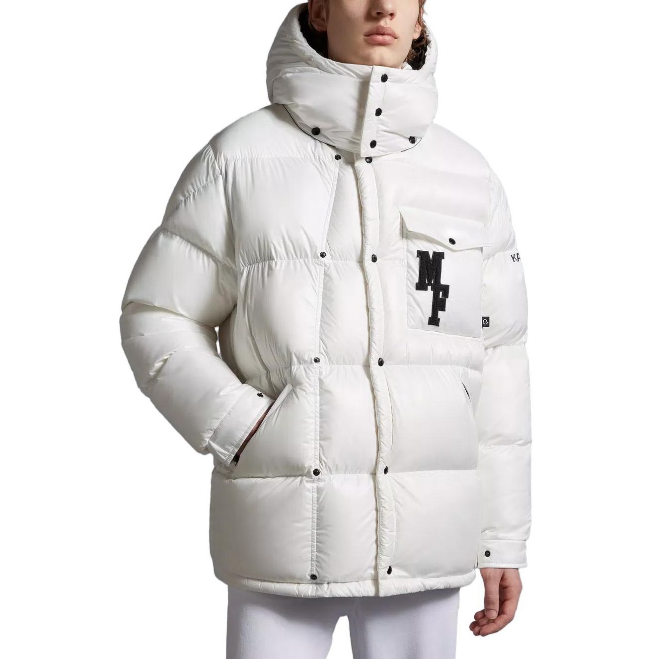 MONCLER GENIUS Fragment Design FRGMT White Hooded Down Jacket Unisex. I209U1A00019M3078032 圖 3