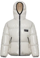 Order MONCLER GENIUS x Fragment 藤原浩 Jeribe 白色亮面連帽羽絨外套 F209U1B51110549QA903