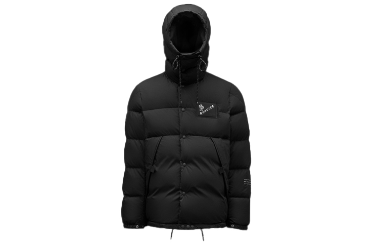 MONCLER GENIUS Fragment FW21 Alken Black Logo Hooded Down Jacket Unisex. G209U1A00018595G5 圖 2
