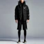 Lookbook MONCLER GENIUS x Fragment 秋冬21款 Alken 黑色标志连帽羽绒服 男女同款. G209U1A00018595G5