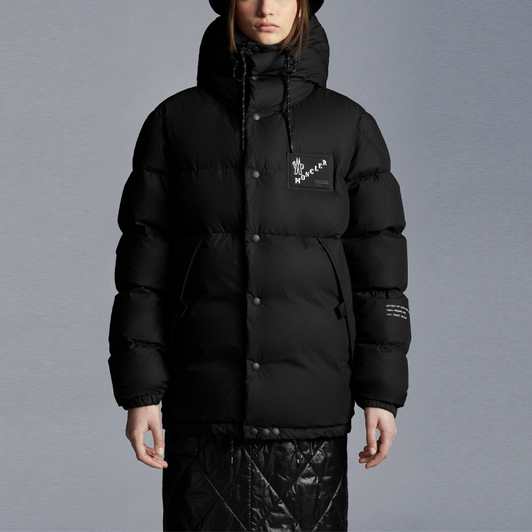 MONCLER GENIUS Fragment FW21 Alken Black Logo Hooded Down Jacket Unisex. G209U1A00018595G5 圖 5