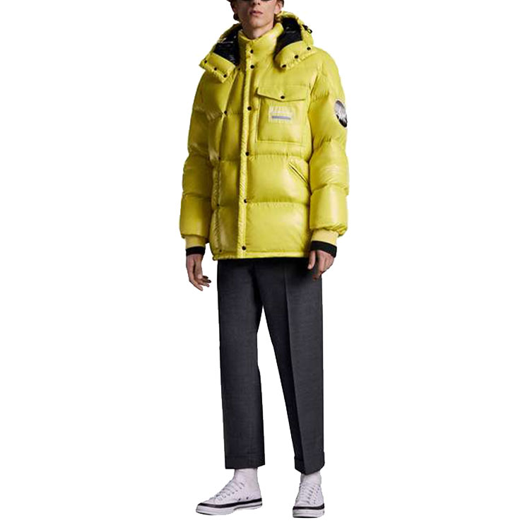 MONCLER GENIUS FRAGMENT Hiroshi Fujiwara Yellow Detachable Hood Puffer Jacket 09U1B502106895012F 圖 3