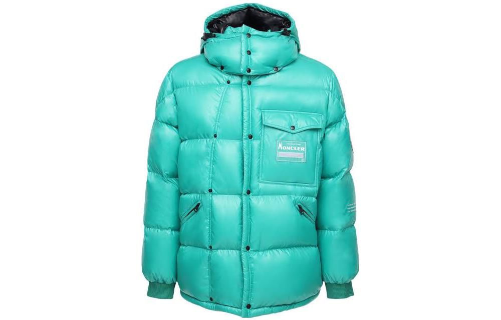 MONCLER GENIUS x FRGMT Anthemy Fragment Down Jacket Teal Blue Winter . F209U1B502106895085B