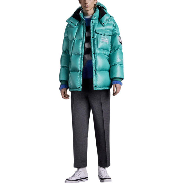 Lookbook MONCLER GENIUS x FRGMT Anthemy聯名羽絨外套 天藍冬季款 F209U1B502106895085B