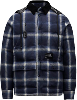 MONCLER GENIUS x FRGMT 蓝色格子法兰绒羽绒夹克冬季外套 G209U1A00006595D6770 Buy MONCLER GENIUS x FRGMT 蓝色格子法兰绒羽绒夹克冬季外套 G209U1A00006595D6770