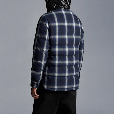 MONCLER GENIUS x FRGMT 蓝色格子法兰绒羽绒夹克冬季外套 G209U1A00006595D6770 Purchase MONCLER GENIUS x FRGMT 蓝色格子法兰绒羽绒夹克冬季外套 G209U1A00006595D6770