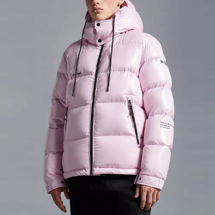 MONCLER GENIUS FRGMT FW22 Rickey Pink Quilted Logo Down Jacket Unisex. H209U1A00002M2149521 圖 6