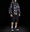 Shop MONCLER GENIUS x FRGMT Hiroshi Fujiwara Chaqueta Negra Impermeable con Capucha 09U1B5021068950999