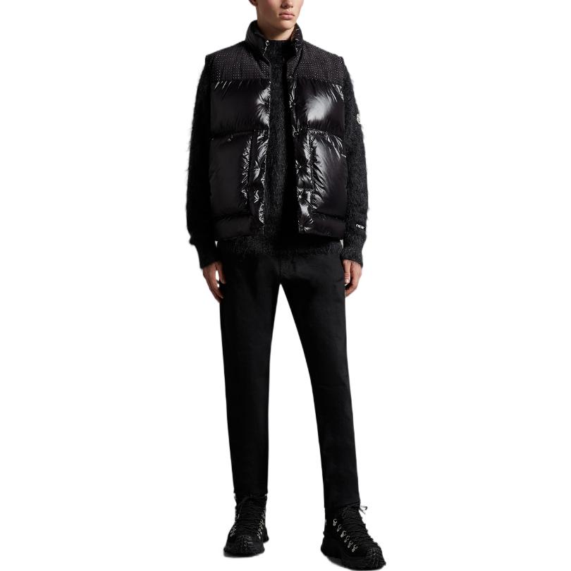 Lookbook MONCLER GENIUS x FRGMT Hiroshi Fujiwara Dot Pattern Down Vest Black Unisex. H209U1A00006M2313999
