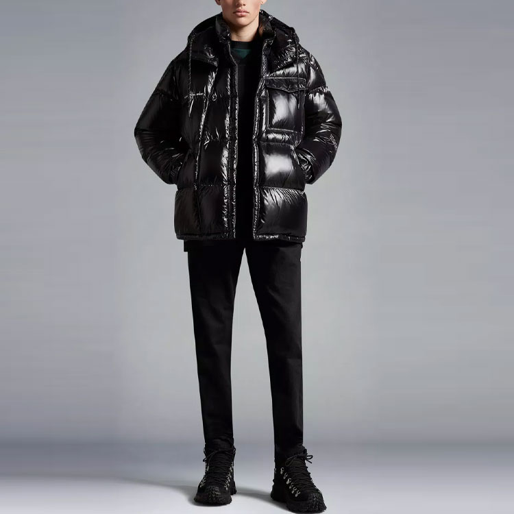 Lookbook MONCLER GENIUS x FRGMT 藤原浩聯名 FW22 黑色羽絨外套 男女通用款 H209U1A00010M2149999