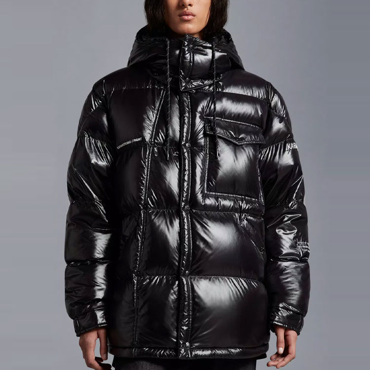 Shop MONCLER GENIUS x FRGMT 藤原浩聯名 FW22 黑色羽絨外套 男女通用款 H209U1A00010M2149999