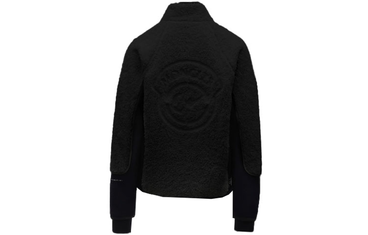 MONCLER GENIUS x FRGMT Hiroshi Fujiwara Logo Embroidered Jacket Black . G209U8G0000154AM6999