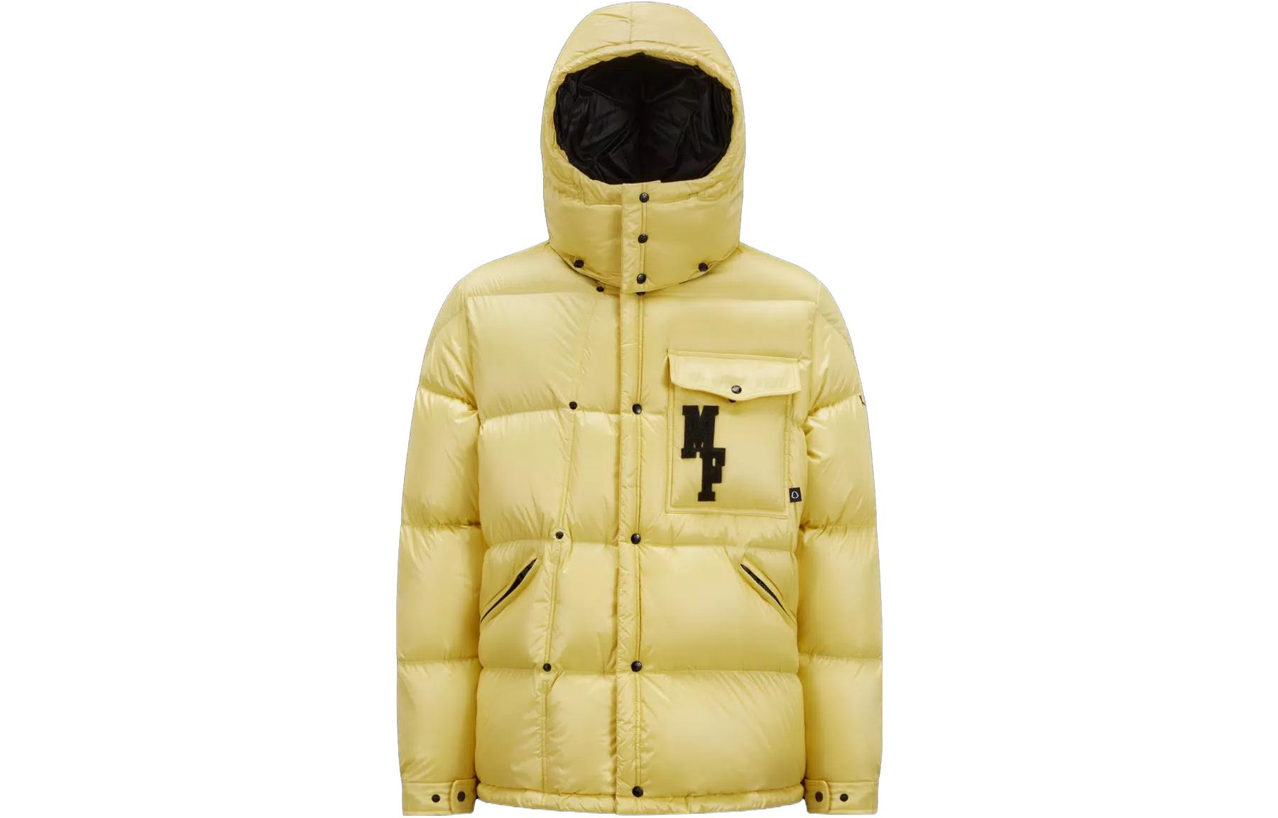 Order MONCLER GENIUS x FRGMT 藤原浩黃色連帽羽絨外套 男女款 I209U1A00019M3078110