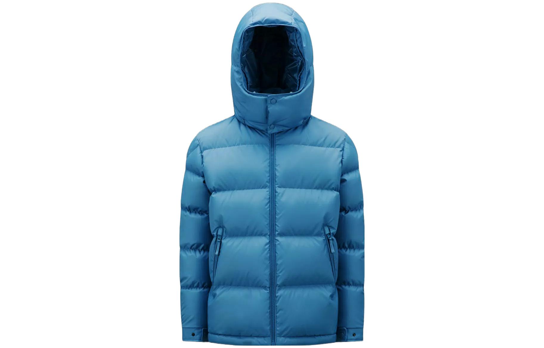 Order MONCLER GENIUS x FRGMT Hiroshi Fujiwara Logo Hooded Puffer Jacket Unisex Blue. I209U1A00001M323570H