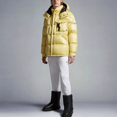 MONCLER GENIUS x FRGMT 藤原浩黃色連帽羽絨外套 男女款 I209U1A00019M3078110 Purchase MONCLER GENIUS x FRGMT 藤原浩黃色連帽羽絨外套 男女款 I209U1A00019M3078110