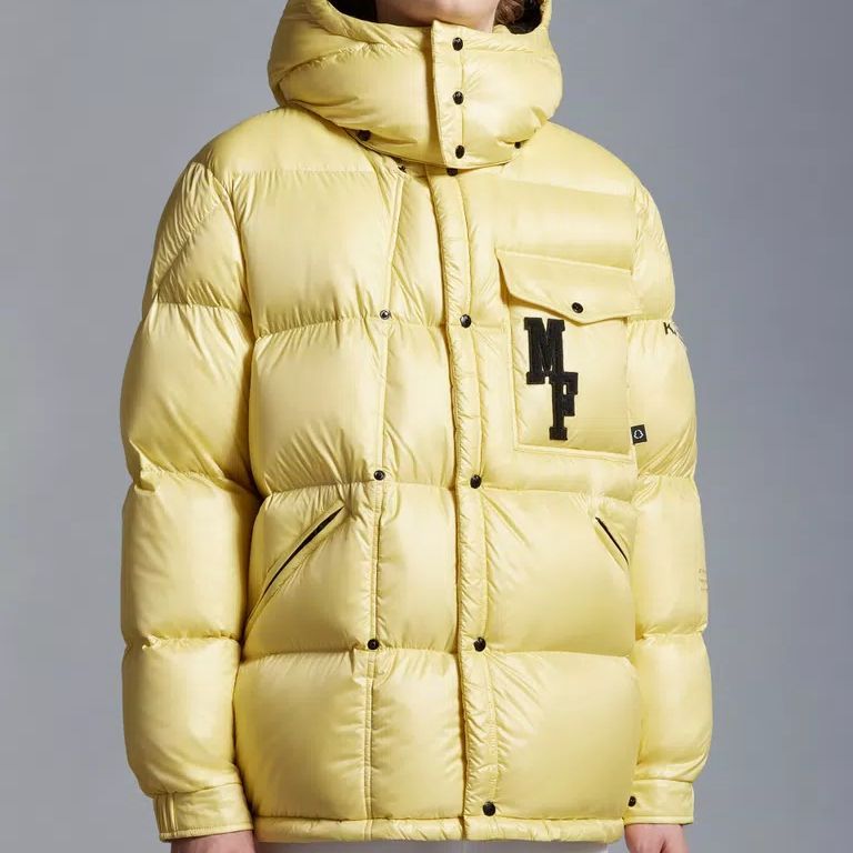 Details for MONCLER GENIUS x FRGMT 藤原浩黃色連帽羽絨外套 男女款 I209U1A00019M3078110