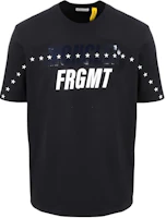 MONCLER GENIUS x FRGMT Hiroshi Fujiwara Logo Print Black T-Shirt. 8C000038392B999 MONCLER GENIUS x FRGMT Hiroshi Fujiwara Logo Print Black T-Shirt. 8C000038392B999