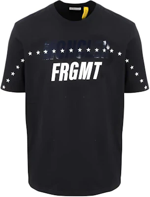 MONCLER GENIUS x FRGMT Hiroshi Fujiwara Logo Print Black T-Shirt. 8C000038392B999 Buy MONCLER GENIUS x FRGMT Hiroshi Fujiwara Logo Print Black T-Shirt. 8C000038392B999
