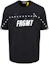 Buy MONCLER GENIUS x FRGMT Hiroshi Fujiwara Logo Print Black T-Shirt. 8C000038392B999