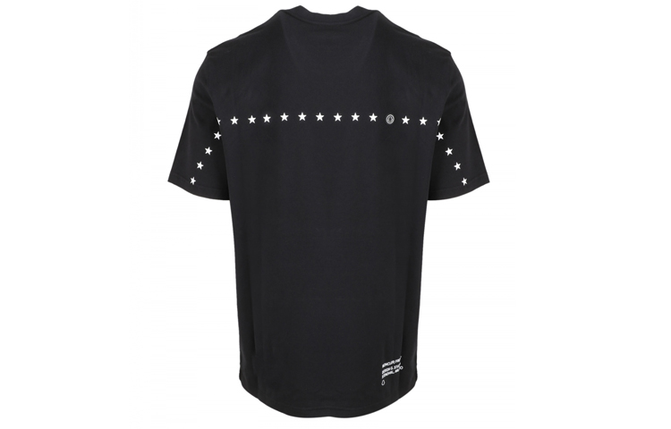MONCLER GENIUS FRGMT Hiroshi Fujiwara Logo Print Black T-Shirt. 8C000038392B999 圖 3