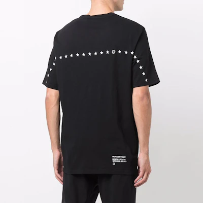 MONCLER GENIUS x FRGMT Hiroshi Fujiwara Logo Print Black T-Shirt. 8C000038392B999 Details for MONCLER GENIUS x FRGMT Hiroshi Fujiwara Logo Print Black T-Shirt. 8C000038392B999