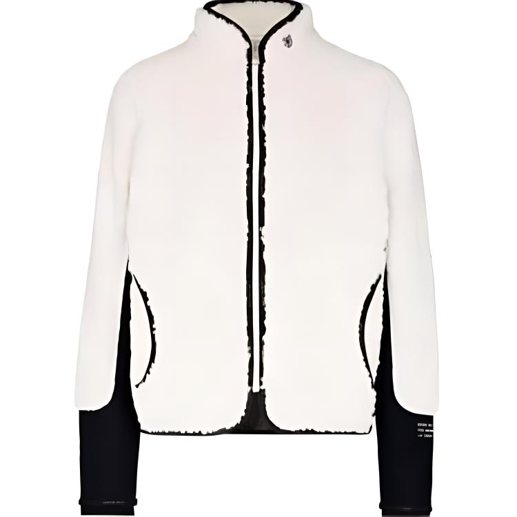MONCLER GENIUS FRGMT Hiroshi Fujiwara White Wool Logo Jacket. G209U8G0000154AM6034