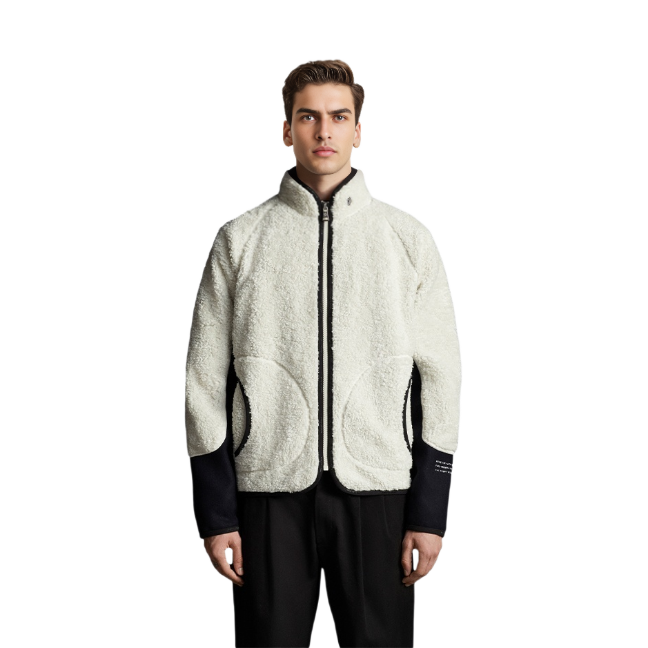 MONCLER GENIUS FRGMT Hiroshi Fujiwara White Wool Logo Jacket. G209U8G0000154AM6034 圖 3