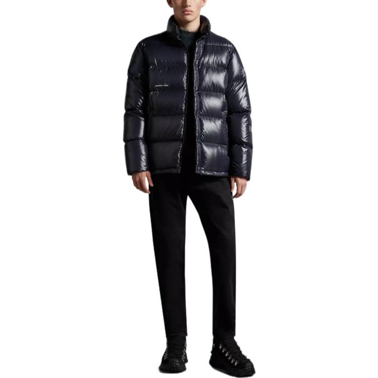 MONCLER GENIUS FRGMT Ryne Navy Blue Unisex Winter Logo Puffer Jacket. H209U1A00008M2544742 圖 3