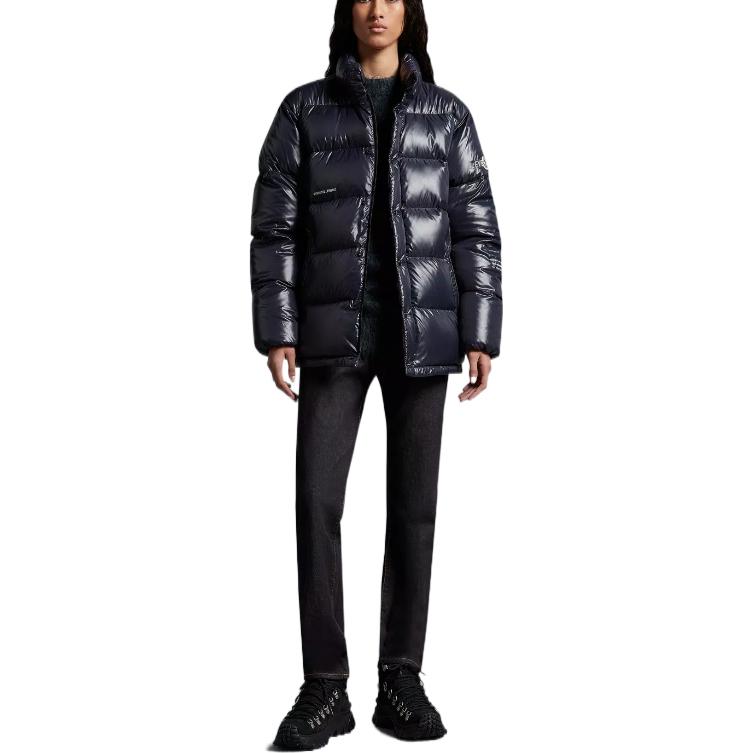 MONCLER GENIUS FRGMT Ryne Navy Blue Unisex Winter Logo Puffer Jacket. H209U1A00008M2544742 圖 4