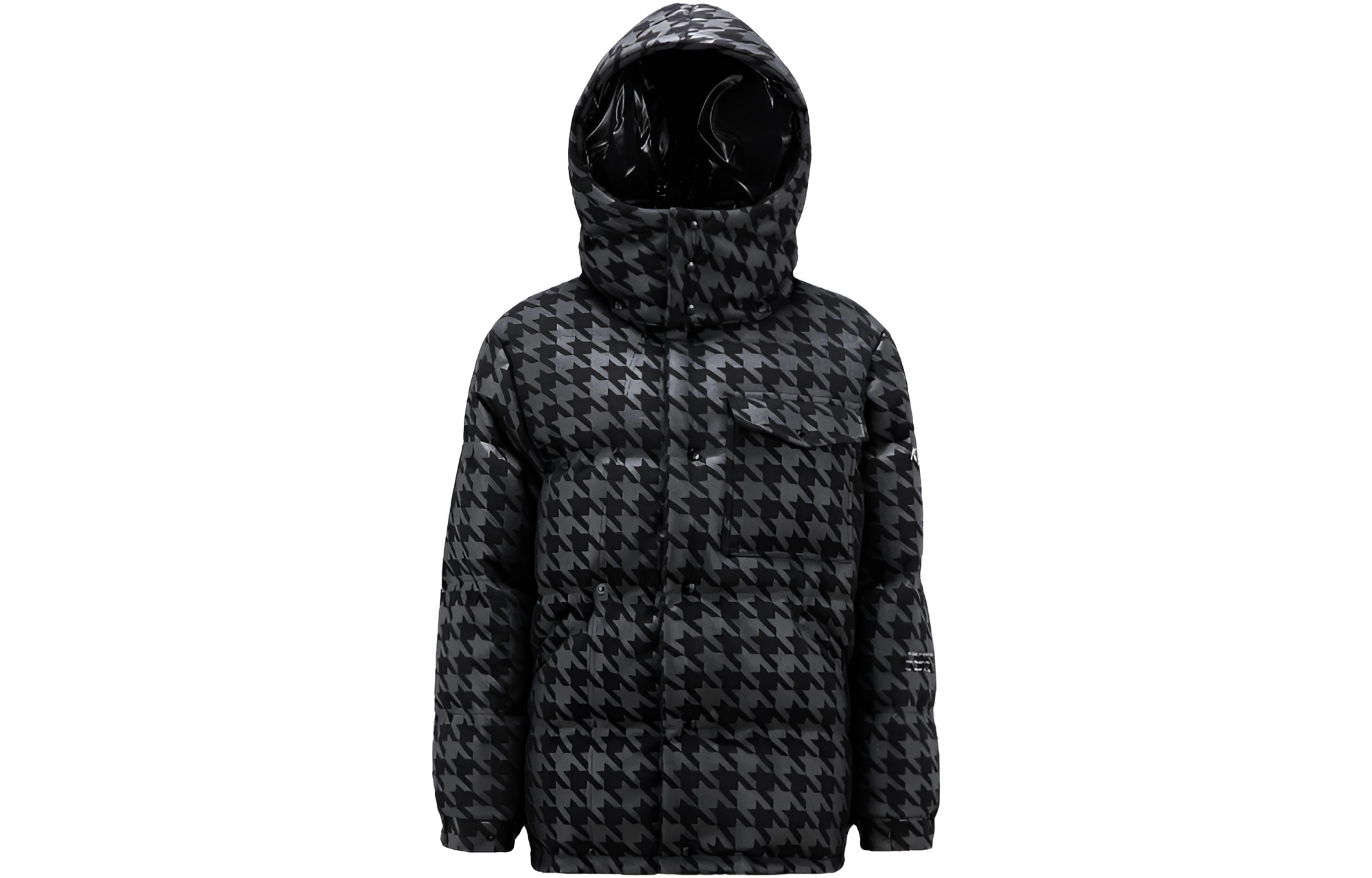 MONCLER GENIUS FRGMT SS23 Black Unisex Printed Short Puffer Jacket. I209U1A00008M3083F99