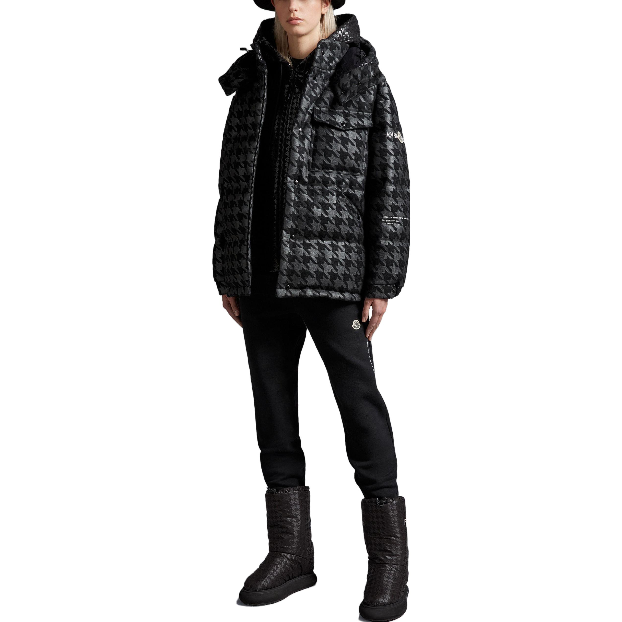 MONCLER GENIUS FRGMT SS23 Black Unisex Printed Short Puffer Jacket. I209U1A00008M3083F99 圖 5