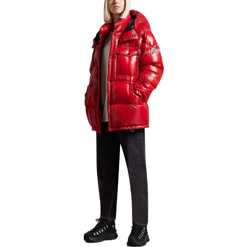 Lookbook MONCLER GENIUS x 藤原浩 FRGMT FW22 櫻桃紅羽絨外套 男女款 H209U1A00010M214945R