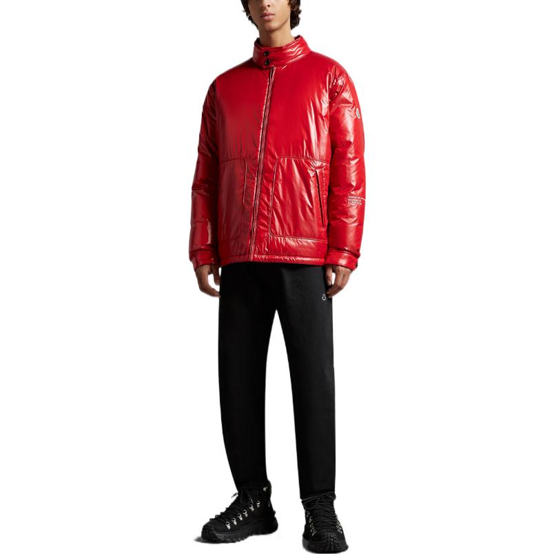 Lookbook MONCLER GENIUS x Hiroshi Fujiwara FRGMT 2022光面羽絨外套 紅色 H209U1A00004M214945R