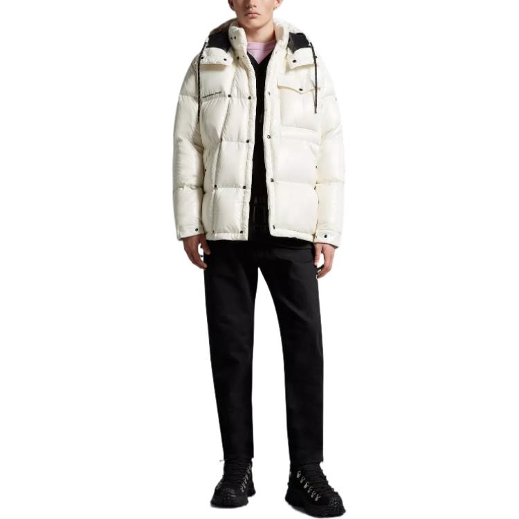 Moncler Genius Hiroshi Fujiwara FRGMT FW22 White Unisex Down Jacket with Detachable Hood. H209U1A00010M2149034 圖 3