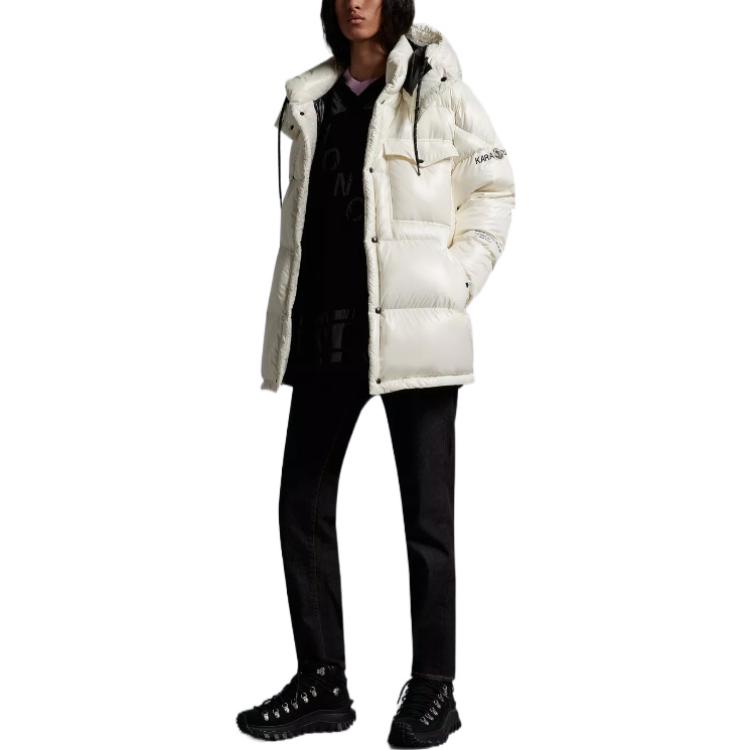 Moncler Genius Hiroshi Fujiwara FRGMT FW22 White Unisex Down Jacket with Detachable Hood. H209U1A00010M2149034 圖 4