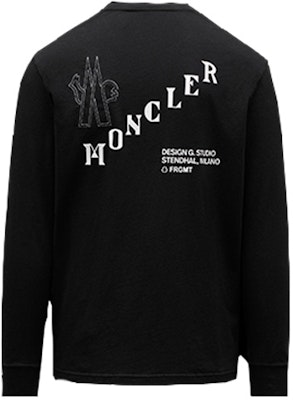 MONCLER GENIUS x 藤原浩 FRGMT 標誌棉質T恤 FW21 黑色短袖上衣 G209U8D000038392B999 Buy MONCLER GENIUS x 藤原浩 FRGMT 標誌棉質T恤 FW21 黑色短袖上衣 G209U8D000038392B999