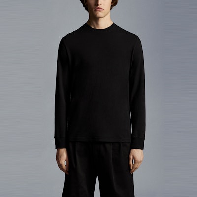 MONCLER GENIUS x 藤原浩 FRGMT 標誌棉質T恤 FW21 黑色短袖上衣 G209U8D000038392B999 Lookbook MONCLER GENIUS x 藤原浩 FRGMT 標誌棉質T恤 FW21 黑色短袖上衣 G209U8D000038392B999