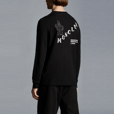 MONCLER GENIUS x 藤原浩 FRGMT 標誌棉質T恤 FW21 黑色短袖上衣 G209U8D000038392B999 Shop MONCLER GENIUS x 藤原浩 FRGMT 標誌棉質T恤 FW21 黑色短袖上衣 G209U8D000038392B999