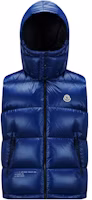 Order MONCLER GENIUS x 藤原浩FRGMT標誌連帽羽絨背心男女藍色 I209U1A00009M3078727