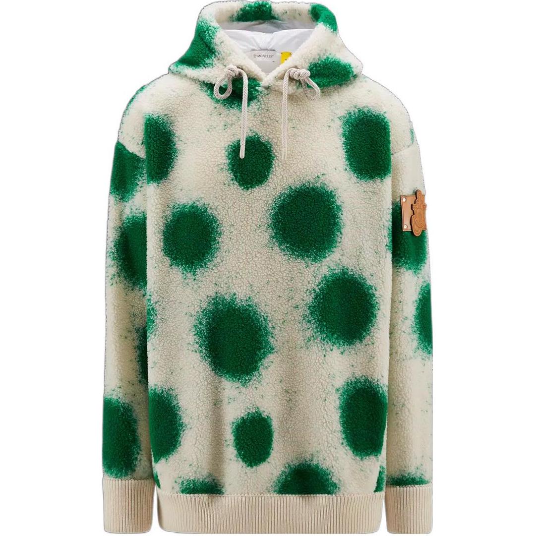 MONCLER GENIUS JW Anderson FW22 Unisex Fleece Hoodie with Circular Patterns H209E8N00006M1996080