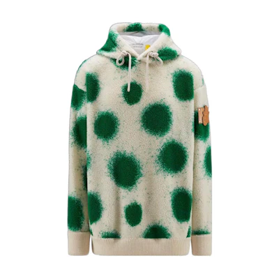 MONCLER GENIUS JW Anderson FW22 Unisex Fleece Hoodie with Circular Patterns H209E8N00006M1996080