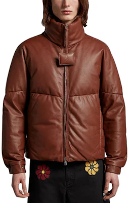 MONCLER GENIUS x JW Anderson 2023春夏棕色皮革标志羽绒夹克男款 I109E1A00003M272325H Purchase MONCLER GENIUS x JW Anderson 2023春夏棕色皮革标志羽绒夹克男款 I109E1A00003M272325H