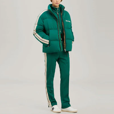 MONCLER GENIUS x PALM ANGELS FW21 綠色Logo羽絨外套 男女冬裝款式 G209L1A00019M1356865 Shop MONCLER GENIUS x PALM ANGELS FW21 綠色Logo羽絨外套 男女冬裝款式 G209L1A00019M1356865