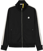 MONCLER GENIUS x PALM ANGELS FW21 Logo High-Collar Sweatshirt Jacket Black Unisex. G209L8P00004899A1999 MONCLER GENIUS x PALM ANGELS FW21 Logo High-Collar Sweatshirt Jacket Black Unisex. G209L8P00004899A1999
