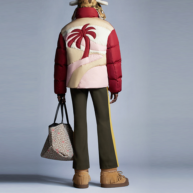 MONCLER GENIUS PALM ANGELS FW21 Red Palm Tree Puffer Jacket Unisex Winter G209L1A00013M1363439 圖 4