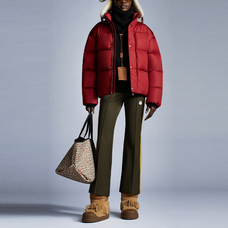 MONCLER GENIUS PALM ANGELS FW21 Red Palm Tree Puffer Jacket Unisex Winter G209L1A00013M1363439 圖 5